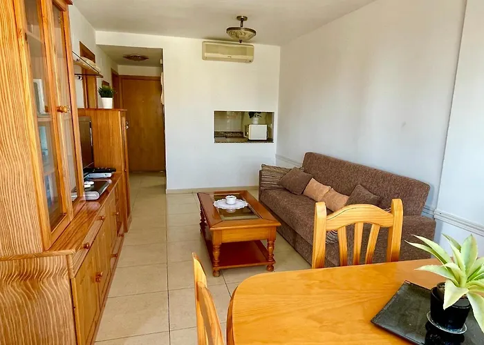 Seaview With Pool At Torremar Апартаменты Бенидорм