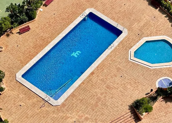 Seaview With Pool At Torremar Апартаменты Бенидорм