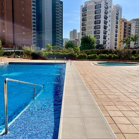 Seaview With Pool At Torremar * Benidorm